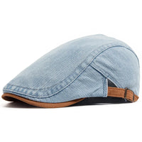 Rupert – Premium Denim Flat Cap