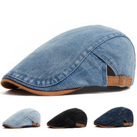 Rupert – Premium Denim Flat Cap
