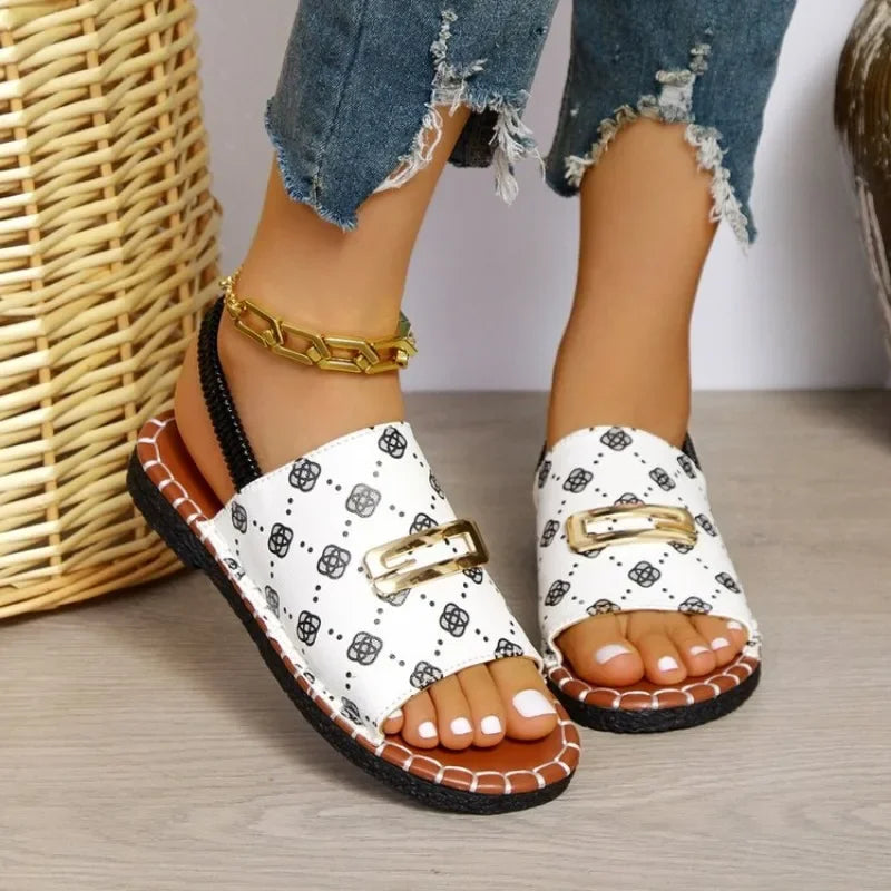 Noelle | Anti-Slip Orthopedic Sandals White