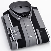 Simon | Stylish Cotton Shirt Dark Gray
