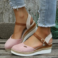Zara | Rope Orthopedic High Heels Cream White