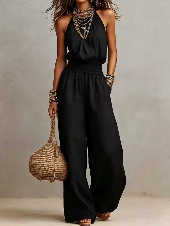 Valerie – Elegant Halterneck Jumpsuit