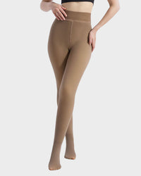 Margot – Semi-Transparent Fleece-Lined Tights