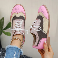 Aurora Metallic Oxford Shoes