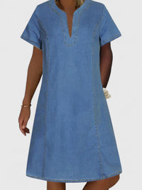 Sylvie | Elegant Summer Dress Light Blue