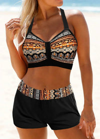 Lowenna - High Waist Ribbed Bikini