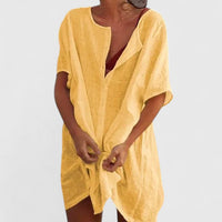 Louisiana | Elegant Tunic Dress Yellow