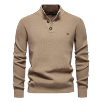 James - Men's Button-Down Sweater
