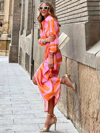 Clarissa - Printed Wrap Dress