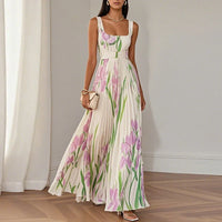 Arabella - Floral A-Line Maxi Dress
