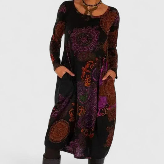 Lorrie | Sophisticated Dress Deep Red