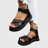 Marcella | Orthopedic Sandals Black