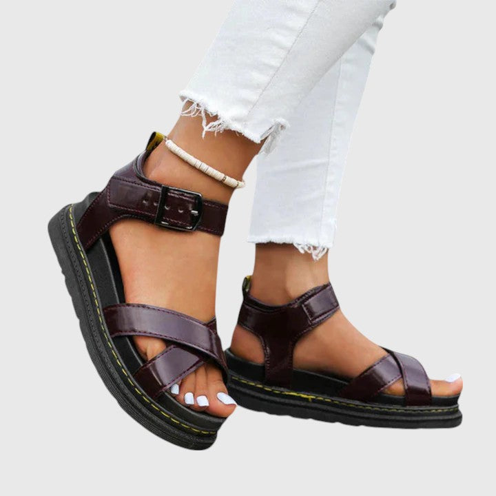 Marcella | Orthopedic Sandals Brown