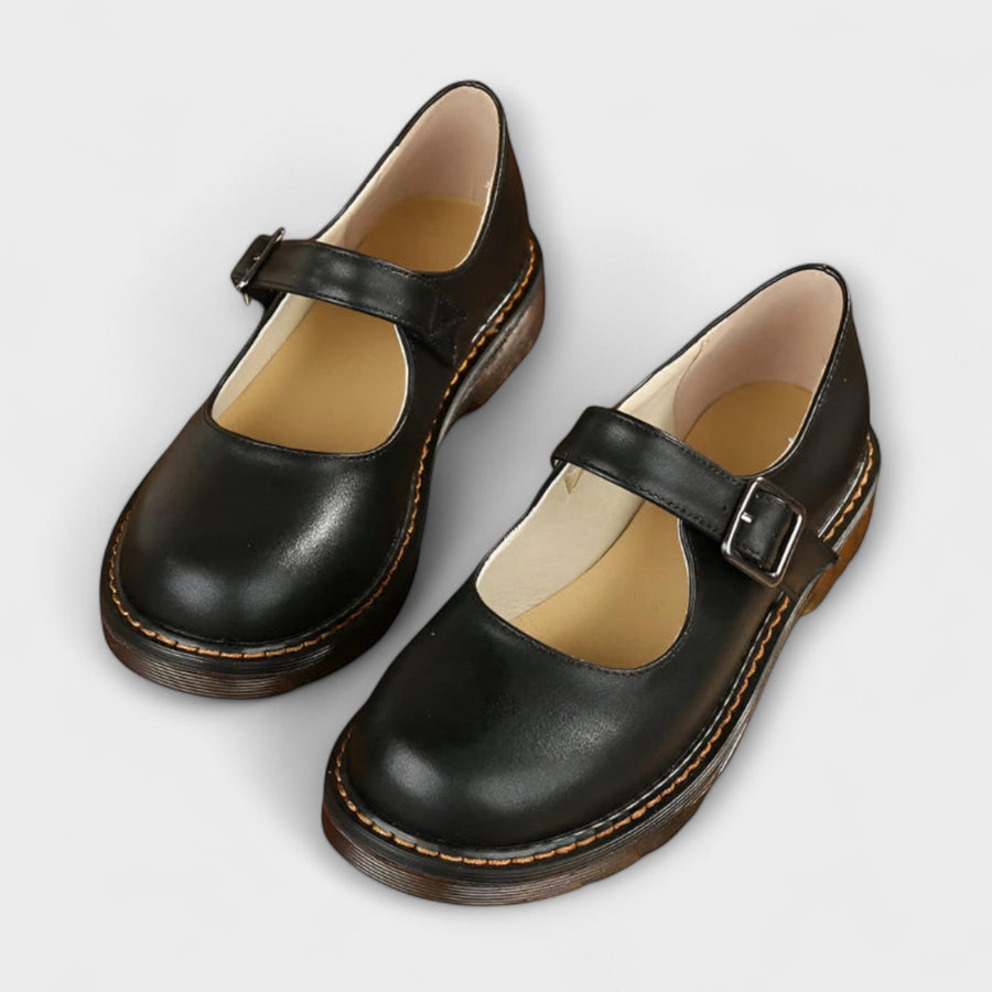 Jazhyrah | Orthopedic Mary Jane Shoes Black