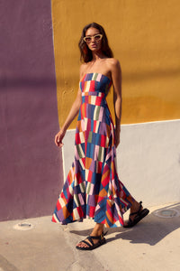 Solana Dress In Forget Me Not