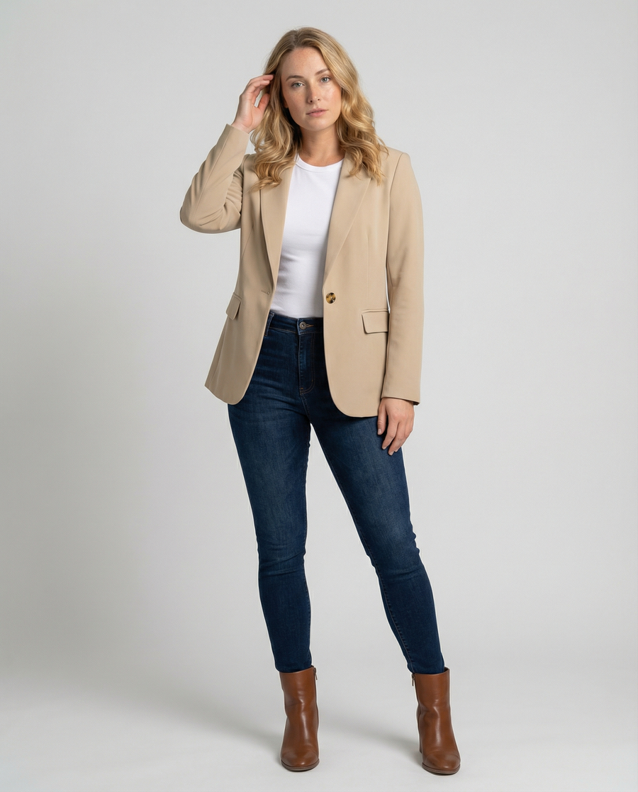 Irmina Classic Button Blazer