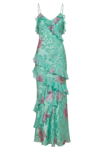 Strawberry Paris Antibes Green Dress