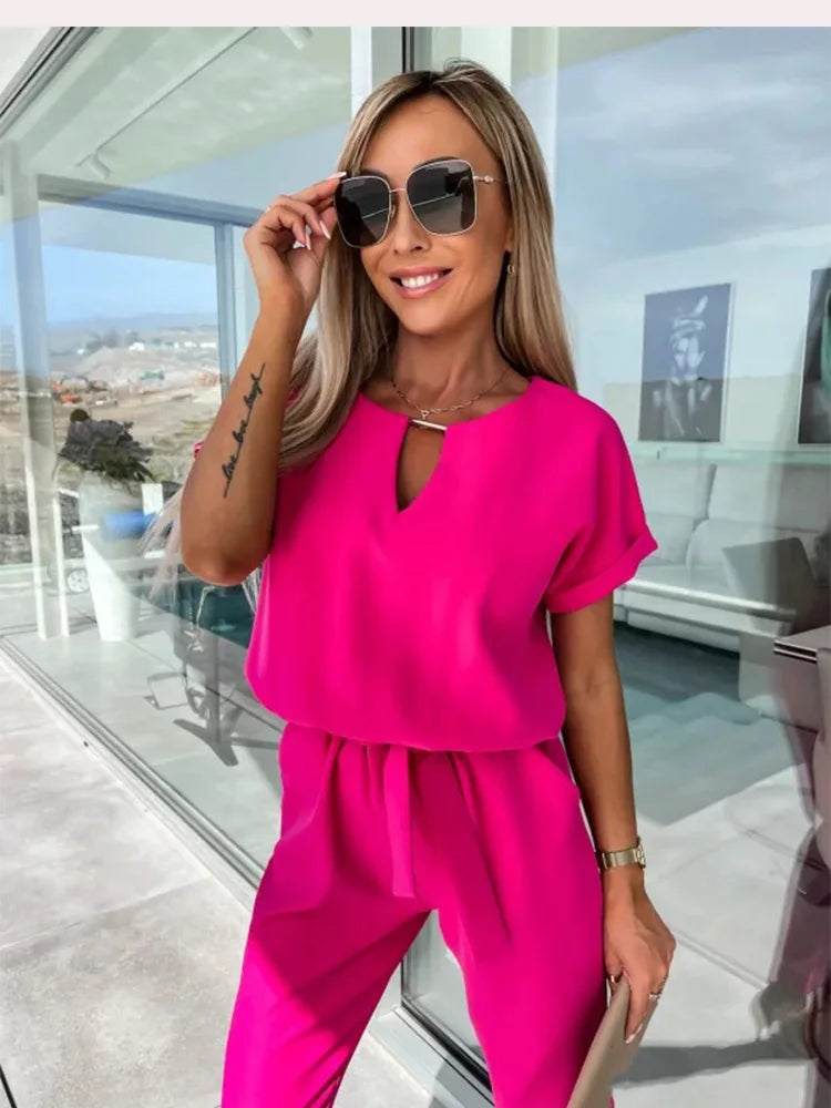 Solace Keyhole Wrap Jumpsuit