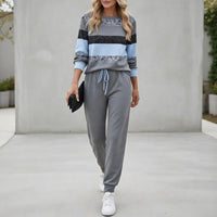Zaria – Striped Lounge Set