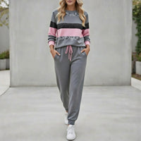Zaria – Striped Lounge Set