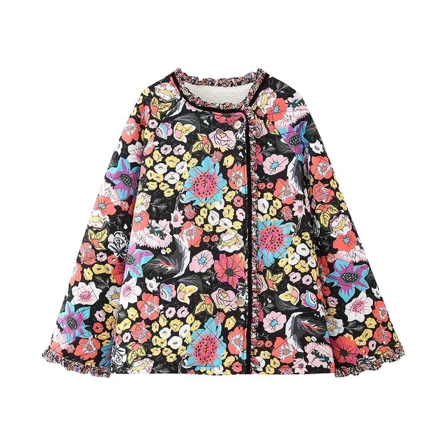 Brianna Vintage Patchwork Coat