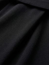 Eira - Asymmetrical Midi Dress with Coat Sleeves and Defined Waist
