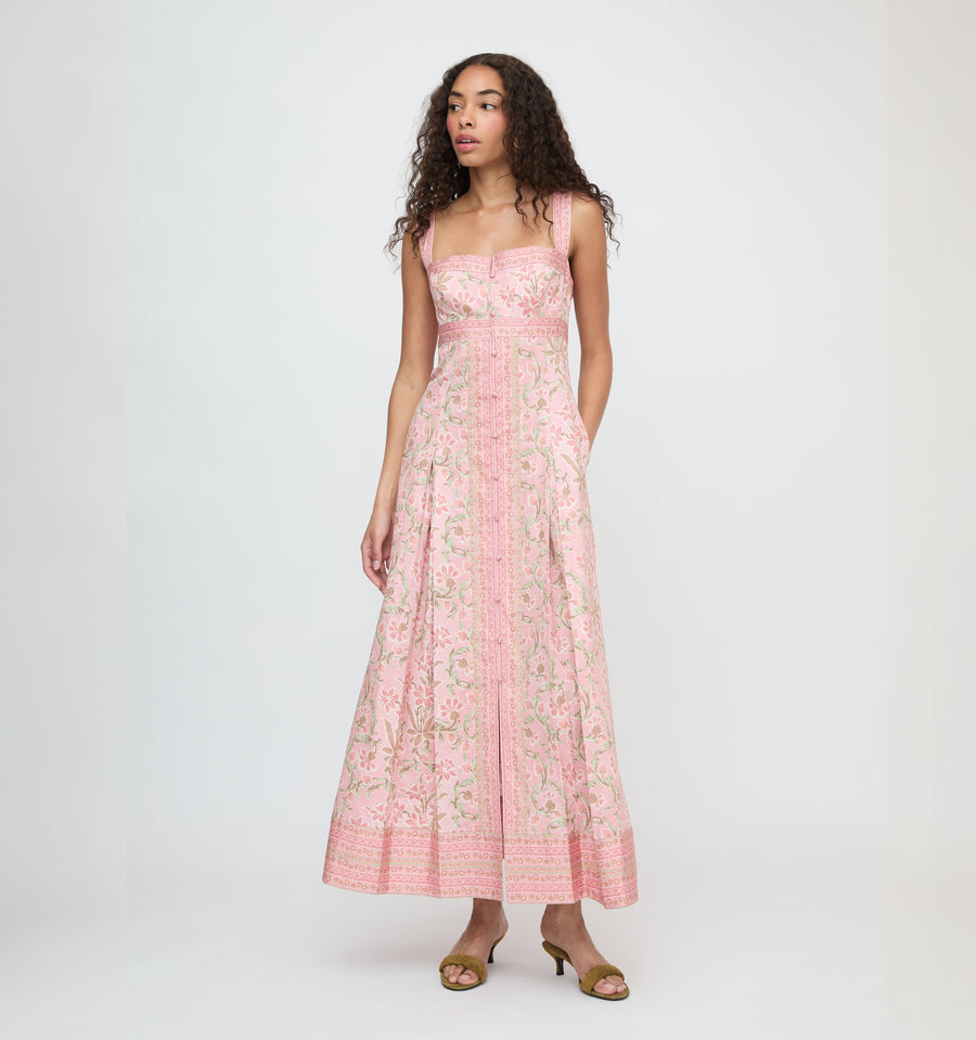 The Hope Dress - Daffodil Brocade