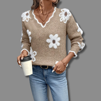 Trie | Elegant Sweater Khaki