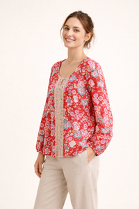 Matilde Floral Long Sleeve Blouse