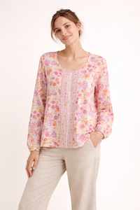 Matilde Floral Long Sleeve Blouse