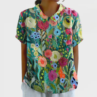 Rae - Watercolor Floral Shirt