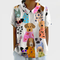Pippa - Dog Print Shirt