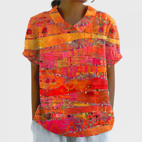 Louisa - Abstract Print Shirt