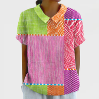 Tess - Colorful Patchwork Shirt
