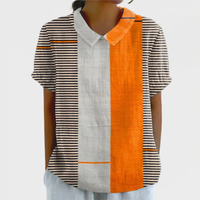 Skye - Color Block Striped Shirt