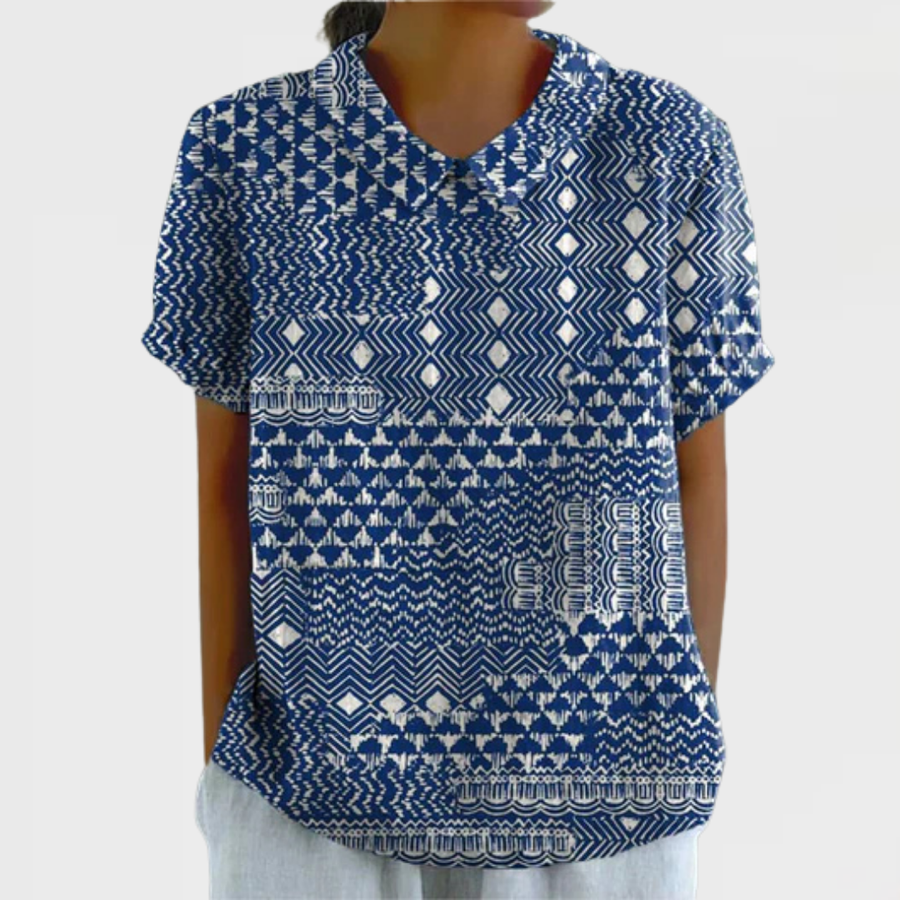 Zarah - Tribal Print Shirt