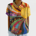 Elle - Sunburst Patchwork Shirt