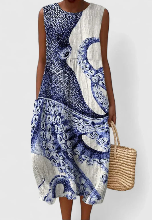 Alizhyah | Elegant Dress Ocean Blue