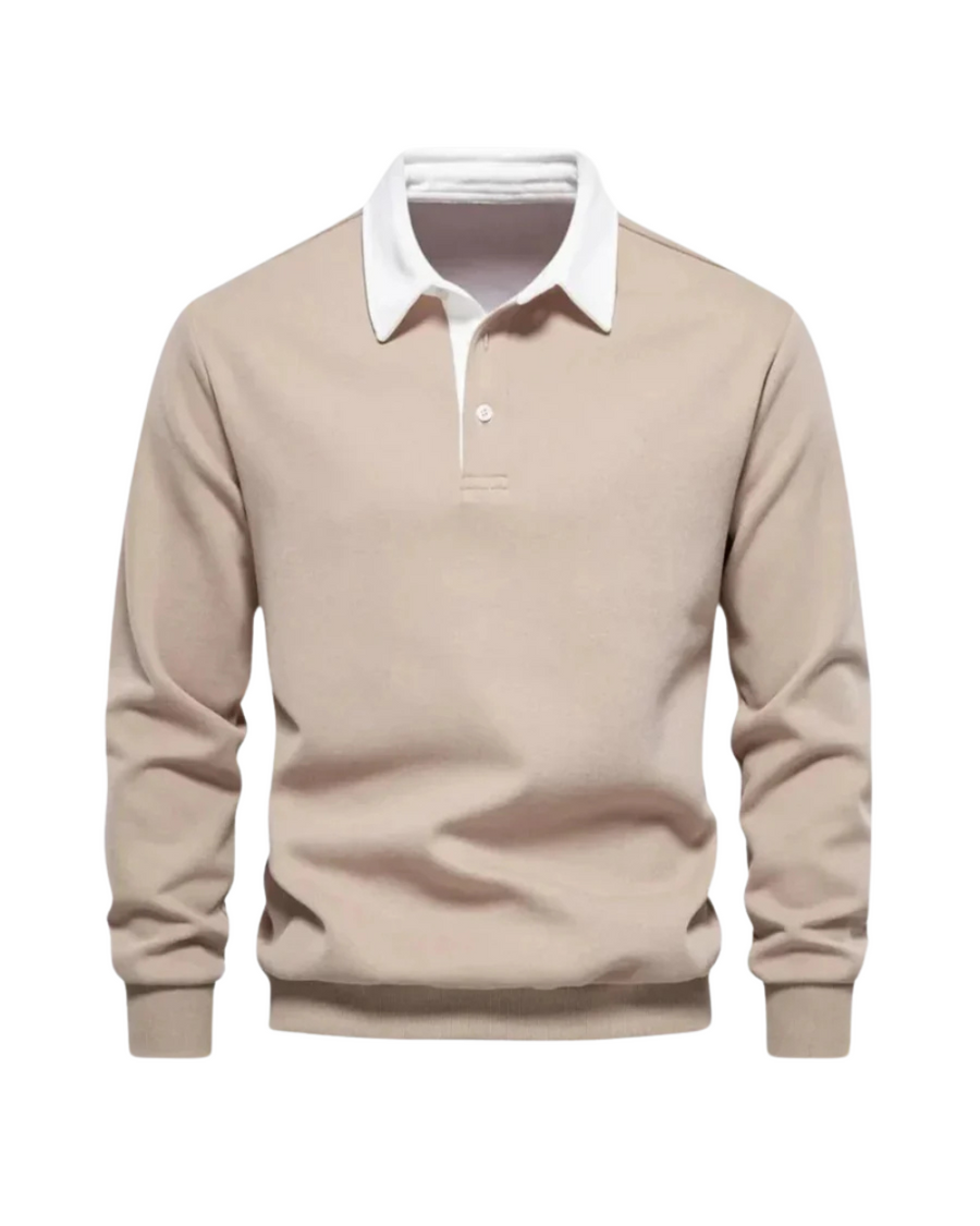 Curtis – Casual Polo Knit Sweater