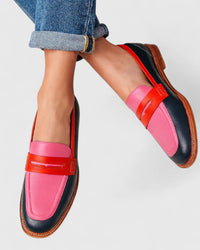 Aemie - Elegant Loafers with Ankle Strap