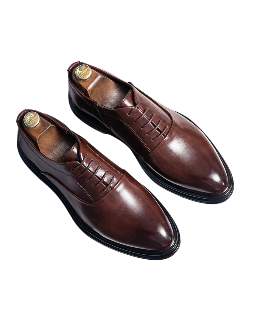 Damon - Premium Leather Oxford Dress Shoes