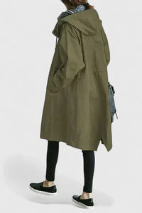 Iva | Comfortable Coat Army Green