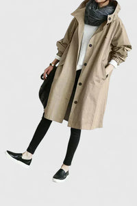 Iva | Comfortable Coat Beige