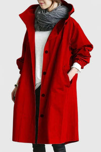 Iva | Comfortable Coat Red
