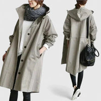 Iva | Comfortable Coat Light Gray