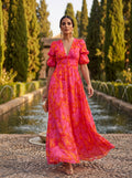 Tansy – Flowing V-Neck Maxi Dress