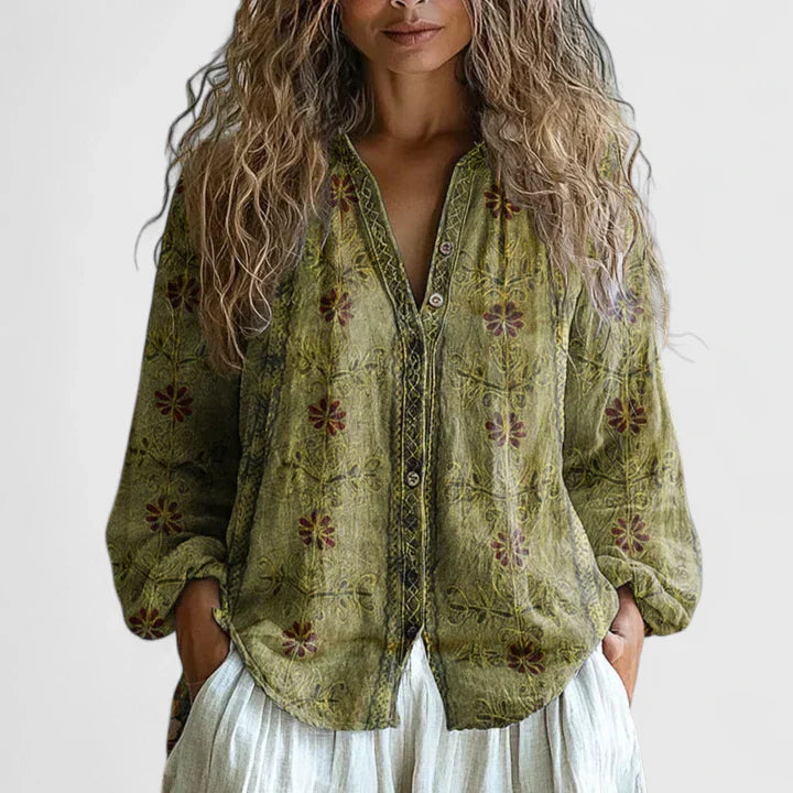 Jayzlynae | Comfortable Blouse Green