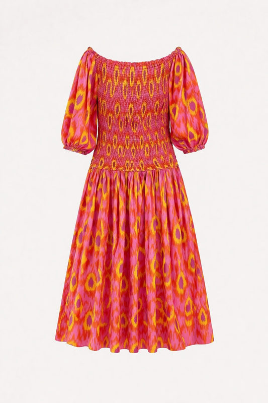 Anna Off-Shoulder Ruffle Maxi Dress