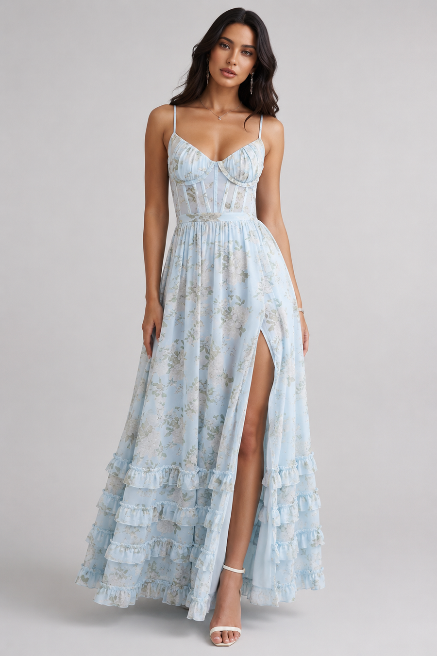 Norah – Flowing Boho Maxi Dress
