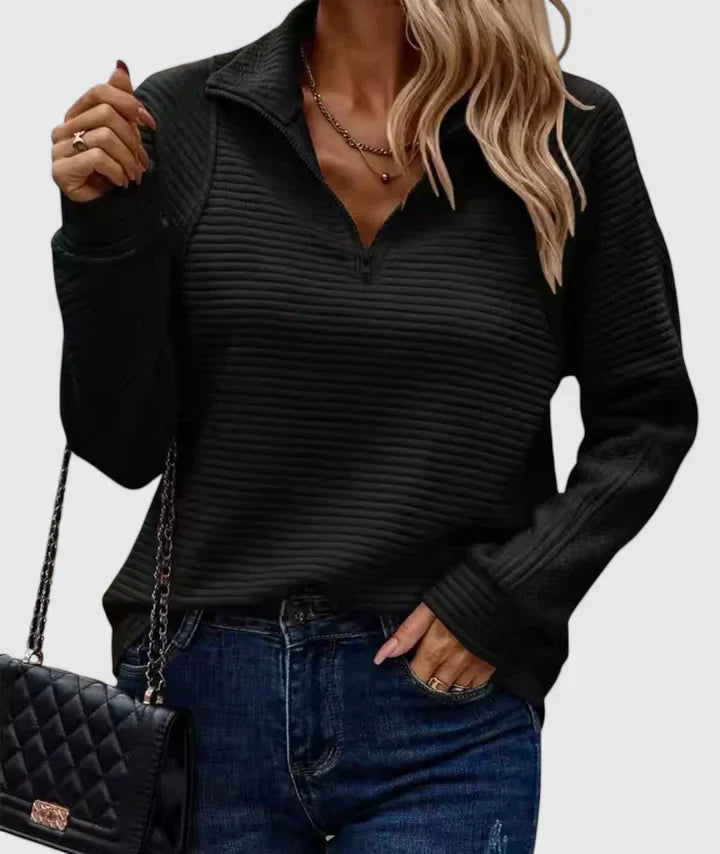 Korynne | Sophisticated Sweater Black